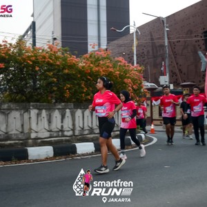 Race photo from SMARTFREN RUN 2026