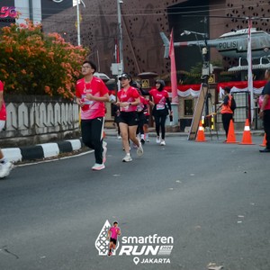 Race photo from SMARTFREN RUN 2026