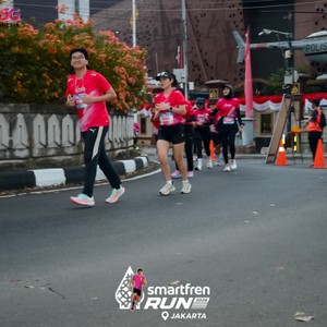 Race photo from SMARTFREN RUN 2026