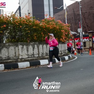 Race photo from SMARTFREN RUN 2026