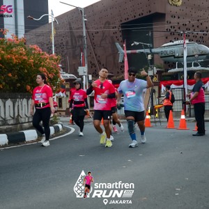 Race photo from SMARTFREN RUN 2026