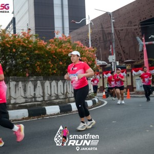 Race photo from SMARTFREN RUN 2026