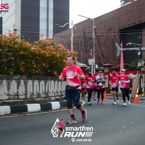Race photo from SMARTFREN RUN 2026