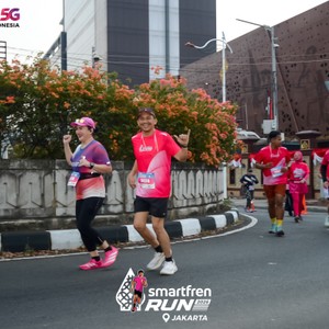 Race photo from SMARTFREN RUN 2026