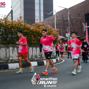 Race photo from SMARTFREN RUN 2026