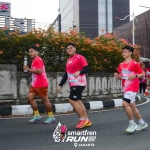 Race photo from SMARTFREN RUN 2026