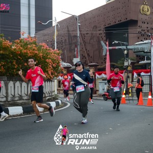 Race photo from SMARTFREN RUN 2026