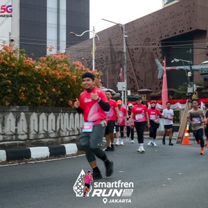Race photo from SMARTFREN RUN 2026
