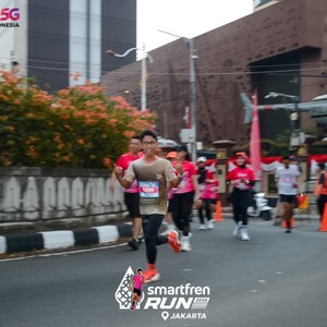 Race photo from SMARTFREN RUN 2026