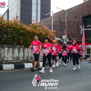 Race photo from SMARTFREN RUN 2026