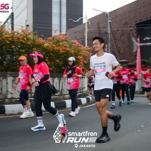 Race photo from SMARTFREN RUN 2026