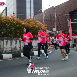 Race photo from SMARTFREN RUN 2026