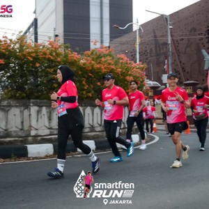 Race photo from SMARTFREN RUN 2026