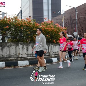 Race photo from SMARTFREN RUN 2026