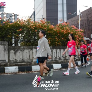 Race photo from SMARTFREN RUN 2026