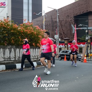 Race photo from SMARTFREN RUN 2026