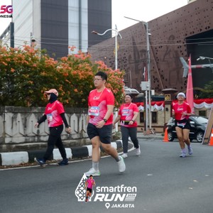 Race photo from SMARTFREN RUN 2026
