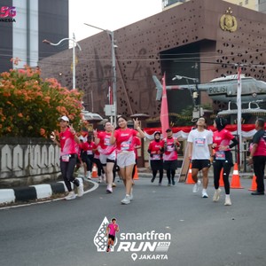 Race photo from SMARTFREN RUN 2026