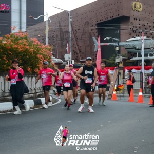 Race photo from SMARTFREN RUN 2026