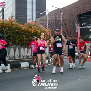Race photo from SMARTFREN RUN 2026