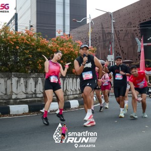 Race photo from SMARTFREN RUN 2026