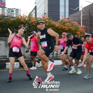 Race photo from SMARTFREN RUN 2026