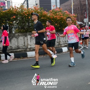 Race photo from SMARTFREN RUN 2026
