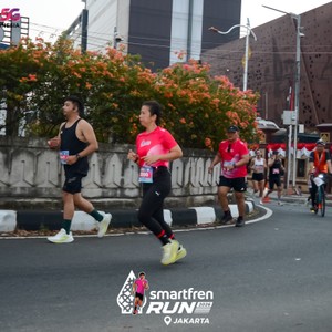 Race photo from SMARTFREN RUN 2026