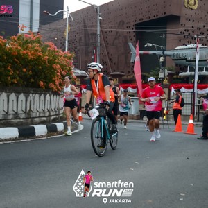 Race photo from SMARTFREN RUN 2026
