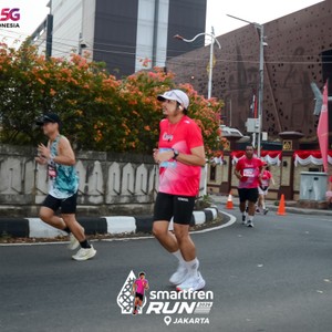 Race photo from SMARTFREN RUN 2026