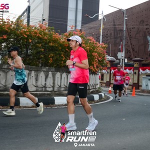 Race photo from SMARTFREN RUN 2026