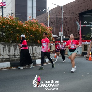 Race photo from SMARTFREN RUN 2026