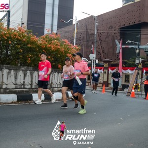 Race photo from SMARTFREN RUN 2026