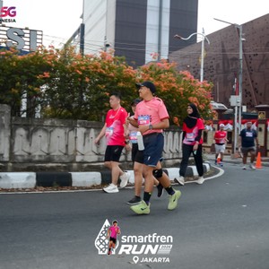 Race photo from SMARTFREN RUN 2026