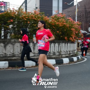 Race photo from SMARTFREN RUN 2026