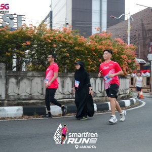 Race photo from SMARTFREN RUN 2026