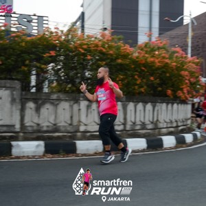 Race photo from SMARTFREN RUN 2026