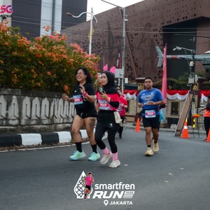 Race photo from SMARTFREN RUN 2026