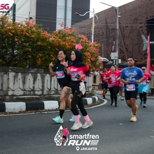 Race photo from SMARTFREN RUN 2026