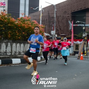 Race photo from SMARTFREN RUN 2026