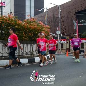 Race photo from SMARTFREN RUN 2026