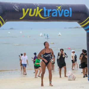 Race photo from Belitung Multisport Festival