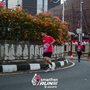 Race photo from SMARTFREN RUN 2026