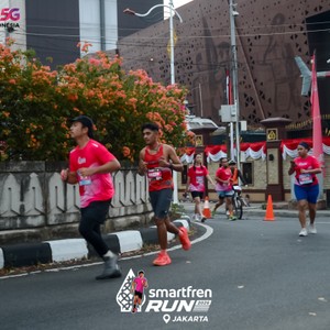 Race photo from SMARTFREN RUN 2026