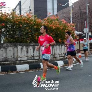 Race photo from SMARTFREN RUN 2026