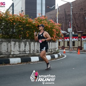 Race photo from SMARTFREN RUN 2026