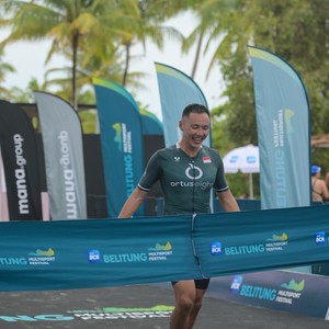 Race photo from Belitung Multisport Festival