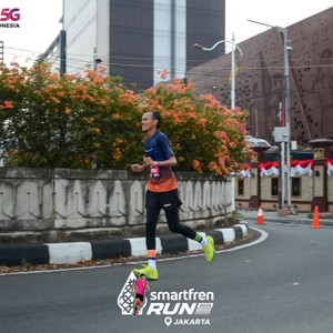 Race photo from SMARTFREN RUN 2026
