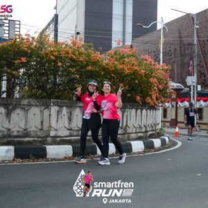 Race photo from SMARTFREN RUN 2026