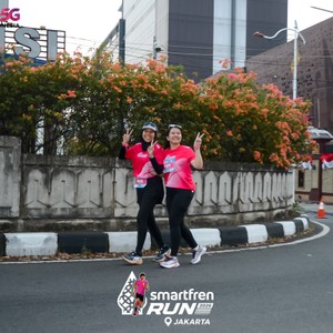 Race photo from SMARTFREN RUN 2026